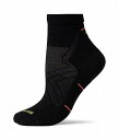 楽天グッズ×グッズ送料無料 スマートウール Smartwool レディース 女性用 ファッション ソックス 靴下 Run Zero Cushion Ankle - Black