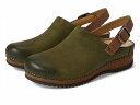 送料無料 ダンスコ Dansko レディース 女性用 シューズ 靴 クロッグ Merrin - Olive Burnished Suede