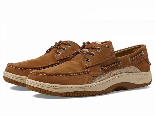 送料無料 スペリー Sperry メンズ 男性用 シューズ 靴 ボートシューズ Billfish 3-Eye - Tan Nubuck