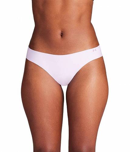 送料無料 アンダーアーマー Under Armour レディース 女性用 ファッション 下着 ショーツ Seamless Thong - 3 PK Solid - Purple Ace