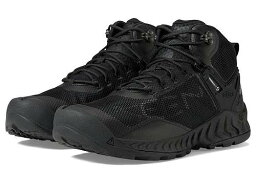 送料無料 キーン Keen メンズ 男性用 シューズ 靴 ブーツ ハイキング トレッキング Nxis Evo Mid WP - Triple Black