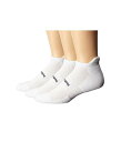 送料無料 フューチュアズ Feetures ファッション ソックス 靴下 High Performance Cushion No Show Tab 3-Pair Pack - White