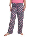  q[ HUE fB[X p t@bV pW} Q Printed Knit Long Pajama Sleep Pant - Castlerock