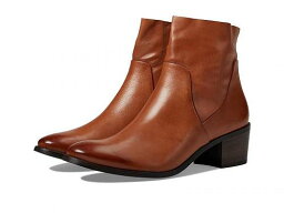 送料無料 ポールグリーン Paul Green レディース 女性用 シューズ 靴 ブーツ アンクル ショートブーツ Suzette - Cognac Leather