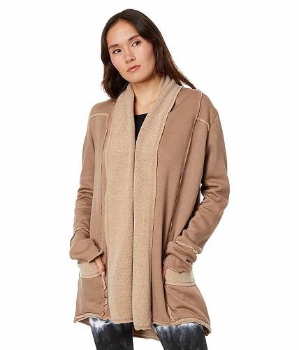 楽天グッズ×グッズ送料無料 ハードテイル Hard Tail レディース 女性用 ファッション セーター Sherpa Slouchy Cardigan - Palomino