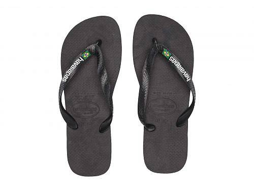 送料無料 ハワイアナス Havaianas レディース 女性用 シューズ 靴 サンダル Brazil Logo Unisex Flip Flops - Black/Black 1