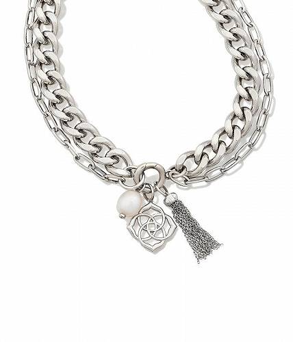 送料無料 ケンドラスコット Kendra Scott レディース 女性用 ジュエリー 宝飾品 ネックレス Everleigh Chain Necklace - Silver