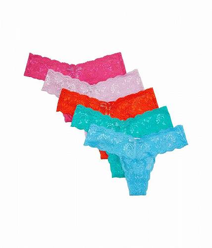 送料無料 コサベラ Cosabella レディース 女性用 ファッション 下着 ショーツ Never Say Never 5 Pack Lowrider Thong - Neela Conbl Flopk Addyg Sicor