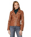  uNGkCV[ Blank NYC fB[X p t@bV AE^[ WPbg R[g WPbg Faux Leather Moto Jacket - Redwood