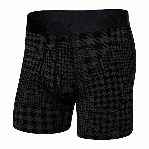 TOOT 送料無料 サックスアンダーウエアー SAXX UNDERWEAR メンズ 男性用 ファッション 下着 22nd Century Silk Boxer Brief Fly - Dogstooth Camo/Black