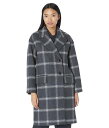  Madewell fB[X p t@bV AE^[ WPbg R[g E[Es[R[g Windowpane Haydon Coat in Insuluxe Fabric - Heather Asphalt