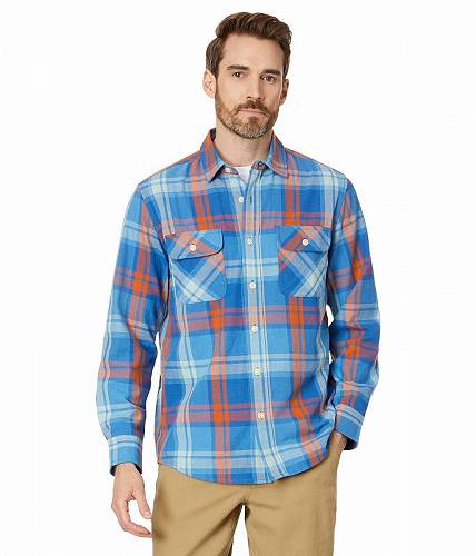 送料無料 ペンドルトン Pendleton メンズ 男性用 ファッション アウター ジャケット コート ジャケット Beach Shack Shirt - Faded Indigo/Fire Red Plaid