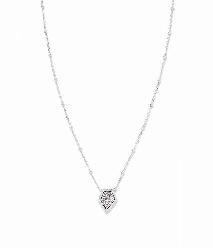  PhXRbg Kendra Scott fB[X p WG[ i lbNX Framed Tess Satellite Short Pendant Necklace - Silver Platinum Drusy