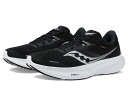 送料無料 サッカニー Saucony レディース 女性用 シューズ 靴 スニーカー 運動靴 Ride 16 - Black/White