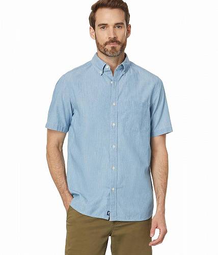  oC[hEoCY Vineyard Vines Y jp t@bV {^Vc Chambray Short Sleeve Shirt - Coastline