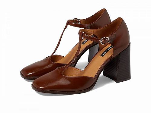 送料無料 ナインウエスト Nine West レディース 女性用 シューズ 靴 ヒール Janky 3 - Medium Brown Patent