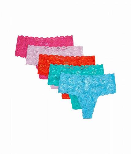 送料無料 コサベラ Cosabella レディース 女性用 ファッション 下着 ショーツ Never Say Never Comfie Thongs 5Pk - Neela Conbl Flopk Addyg Sicor