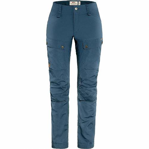 フェールラーベン 送料無料 フェールラーベン Fjallraven レディース 女性用 ファッション パンツ ズボン Keb Trousers Curved - Indigo Blue