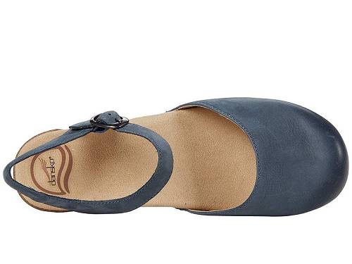 送料無料 ダンスコ Dansko レディース 女性用 シューズ 靴 クロッグ Sam - Denim Burnished Nubuck 2