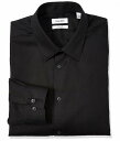 カルバン・クライン 服 メンズ 送料無料 カルバンクライン Calvin Klein メンズ 男性用 ファッション ボタンシャツ Dress Shirts Slim Fit Non Iron Solid - Black