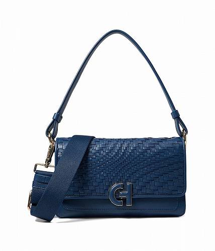 送料無料 コールハーン Cole Haan レディース 女性用 バッグ 鞄 ショルダーバッグ バックパック リュック Mini Shoulder Bag - Blue Genevieve Weave