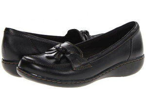 送料無料 クラークス Clarks レディース 女性用 シューズ 靴 ローファー ボートシューズ Ashland Bubble - Black