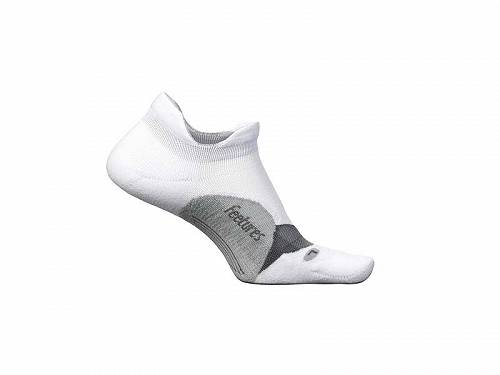 送料無料 フューチュアズ Feetures ファッション ソックス 靴下 Elite Light Cushion No Show Tab - White