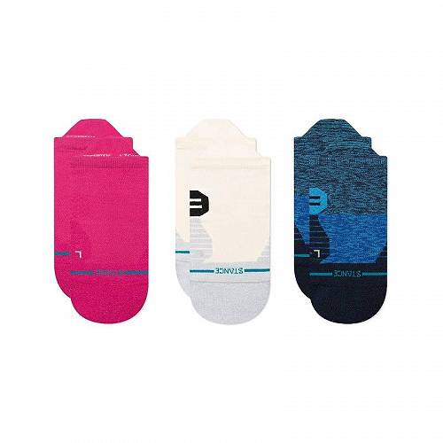 送料無料 スタンス Stance レディース 女性用 ファッション ソックス 靴下 Pick It Up 3-Pack - Magenta