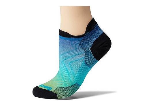 楽天グッズ×グッズ送料無料 スマートウール Smartwool レディース 女性用 ファッション ソックス 靴下 Run Zero Cushion Ombre Print Low Ankle - Capri