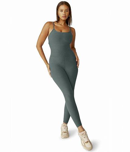 ̵ ӥɥ襬 Beyond Yoga ǥ  եå ץ Ĥʤ å Spacedye Uplevel Midi Jumpsuit - Storm Heather