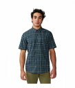  }Een[hEGA Mountain Hardwear Y jp t@bV {^Vc Big Cottonwood(TM) Short Sleeve Shirt - Dark Storm