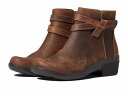送料無料 クラークス Clarks レディース 女性用 シューズ 靴 ブーツ アンクル ショートブーツ Angie Spice - Dark Tan Leather(4)