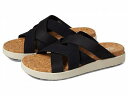 送料無料 キーン Keen レディース 女性用 シューズ 靴 サンダル Elle Mixed Slide - Black/Birch