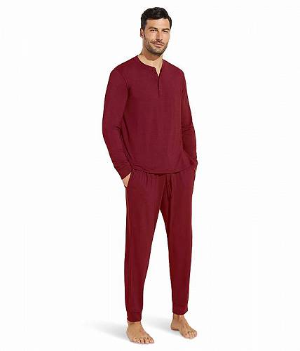 送料無料 エバージェイ Eberjey メンズ 男性用 ファッション パジャマ 寝巻き Henry - The Long PJ Set - Sangria