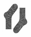 送料無料 ファルケ Falke メンズ 男性用 ファッション ソックス 靴下 スリッパ Brooklyn Sock - Black