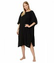 送料無料 Skin レディース 女性用 ファッション パジャマ 寝巻き ナイトガウン Rosa Caftan - Black