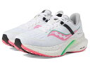 送料無料 サッカニー Saucony レディース 女性用 シューズ 靴 スニーカー 運動靴 Tempus - White/Vizi Pink