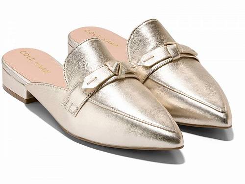  R[n[ Cole Haan fB[X p V[Y C [t@[ {[gV[Y Piper Bow Mule - Soft Gold Leather