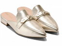 送料無料 コールハーン Cole Haan レディース 女性用 シューズ 靴 ローファー ボートシューズ Piper Bow Mule - Soft Gold Leather