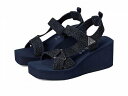 送料無料 ゲス GUESS レディース 女性用 シューズ 靴 サンダル Dawsin - Black Denim Rhinestone Logo(4)