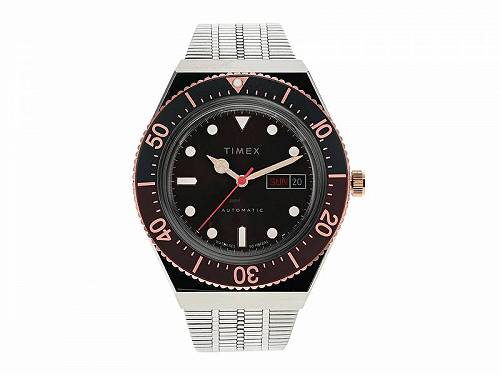 楽天グッズ×グッズ送料無料 タイメックス Timex メンズ 男性用 腕時計 ウォッチ ファッション時計 40 mm M79 Automatic Stainless Steel Bracelet Watch - Silver/Brown/Silver