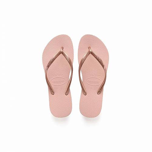 送料無料 ハワイアナス Havaianas Kids 女の子用 キッズシューズ 子供靴 サンダル Slim Flip Flop Sandal (Toddler/Little Kid/Big Kid) - Ballet Rose