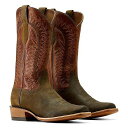 送料無料 アリアト Ariat メンズ 男性用 シューズ 靴 ブーツ ウエスタンブーツ Futurity Time Western Boots - Olive ...