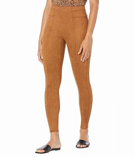 送料無料 スパンクス Spanx レディース 女性用 ファッション パンツ ズボン Faux Suede Leggings - Rich Caramel