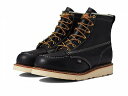 送料無料 ソログッド Thorogood メンズ 男性用 シューズ 靴 ブーツ ワークブーツ American Heritage 6&quot; Moc Toe Safety - Black