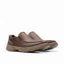 送料無料 クラークス Clarks メンズ 男性用 シューズ 靴 ローファー Bradley Step - Beeswax Leather
