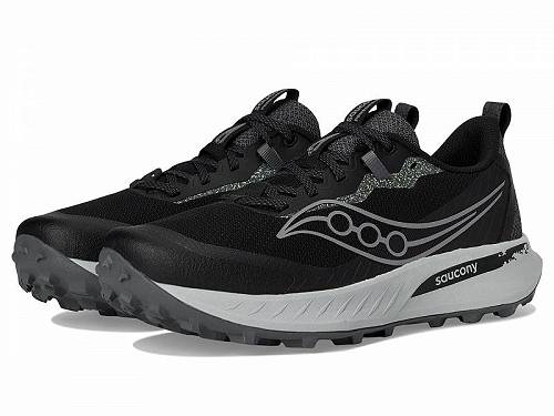 送料無料 サッカニー Saucony メンズ 男性用 シューズ 靴 スニーカー 運動靴 Peregrine 15 - Black/Shadow