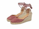 楽天グッズ×グッズ送料無料 CASTANER レディース 女性用 シューズ 靴 ヒール Carina 60mm Wedge Espadrille - Marsala