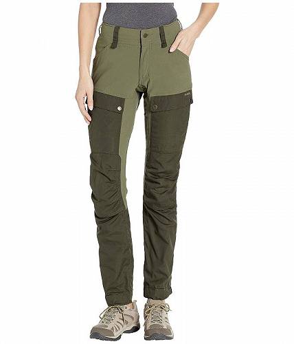 フェールラーベン 送料無料 フェールラーベン Fjallraven レディース 女性用 ファッション パンツ ズボン Keb Trousers Curved - Deep Forest/Laurel Green