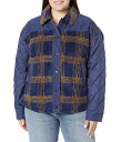  J[ufUC Carve Designs fB[X p t@bV AE^[ WPbg R[g _EEEC^[R[g Vineyard Shacket - Navy Plaid